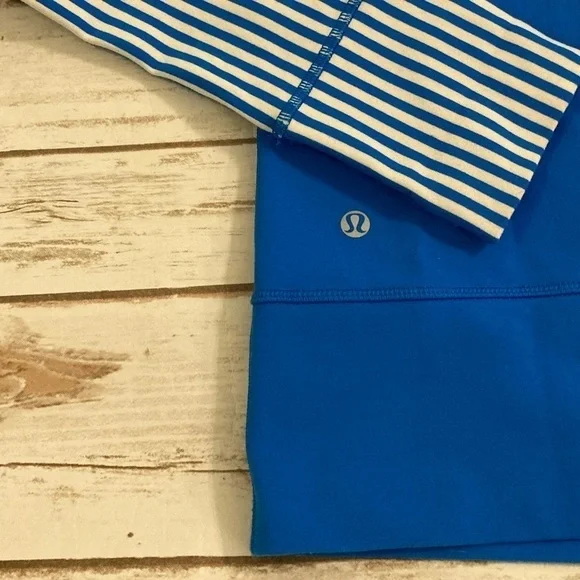 Lululemon Athletica Daily Yoga Jacket Beaming Blue Size 2 - Picture 13 of 13